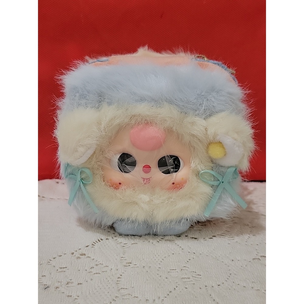 Confirmed Baby Three Plush Jewelry Box With Rotating Eyes Open Box. New.